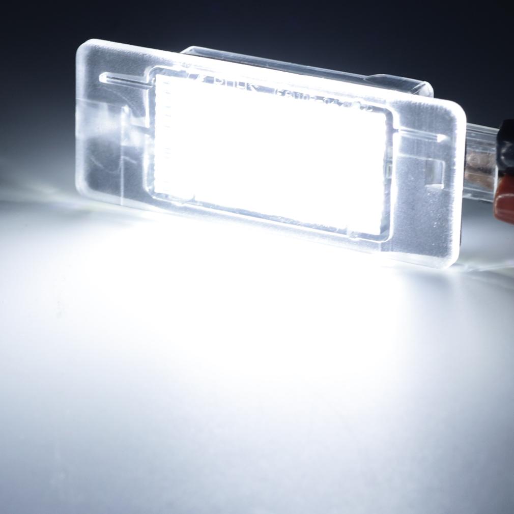 2 шт., белый светодиодный светильник для номерного знака без Canbus, лампа для номерного знака для Opel Vectra C Estate 2002 2003 2004 2005 2006 2007 2008