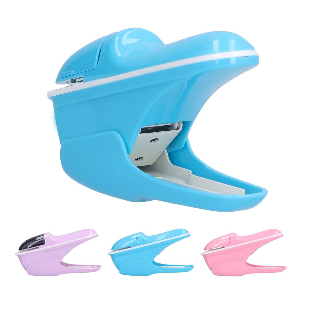 Степлер без скоб, безопасный, экологически чистый, ABS-степлер для офисных документов