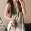 Women's Dresses Large Size Casual Striped Sleeveless Undershirt Dress Loose and Thin Hundreds of Dresses