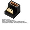 HDMI-совместимый угловой адаптер-удлинитель с углом 90 градусов, штекерный, 8K 60 Гц