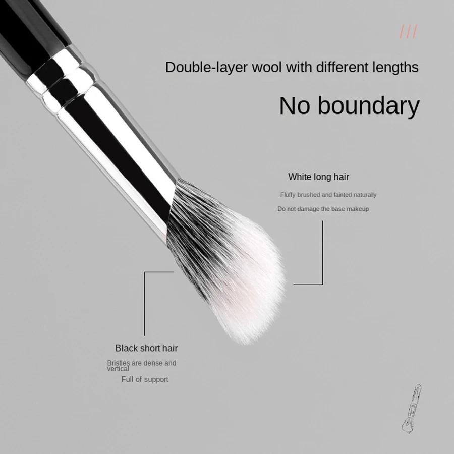 Goat Hair Blusher Brush Fingertip Aplication Stippling Powder Blusher Makeup Brushes Blush Makeup Tools