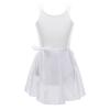 Ballet Dance Gymnastics Leotard with Chiffon Wrap Skirt Outfit Set Kids Girls Stylish Dancewear