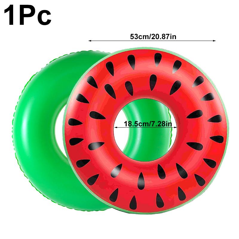 1 шт плавательный круг для вечеринки взрослых плавательные кольца мультфильм бассейн поплавки плавательный инвентарь арбуз плавательный круг лето 53/83 см