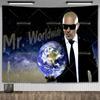Мистер Мир Говорит Жить Смеяться Любить Флаг Гобелен MR 305 Питбуль Мем Гобелен Большой Тканевый Настенный Гобелен Коврики для Йоги