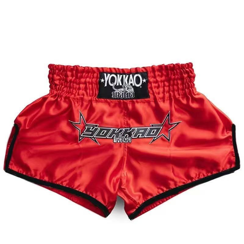Quick-Dry Muay Thai Shorts Men Women Boxing Martial Arts Training Lightweight Breathable Combat Pants