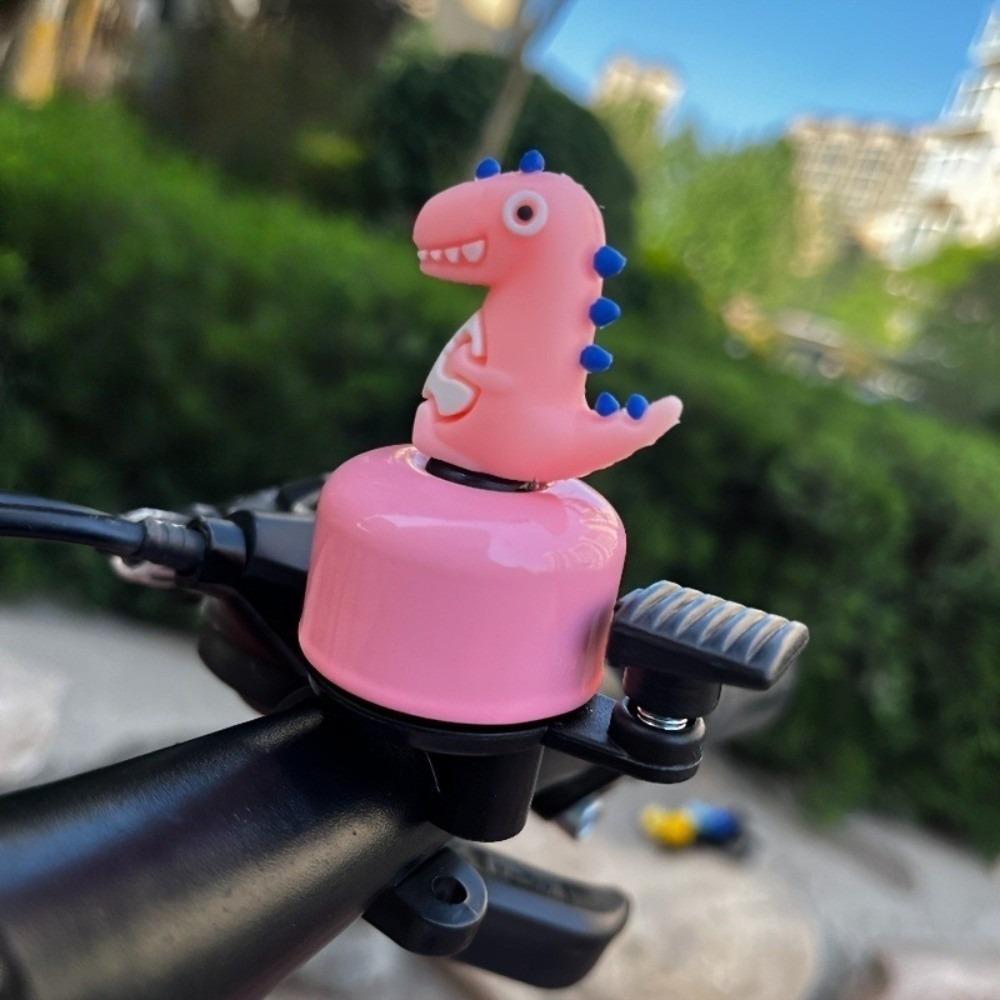 Cartoon Dinosaur Bicycle Bell Metal Warning Alarm Bell New Kids Cycling Bell  Handlebar Accessories