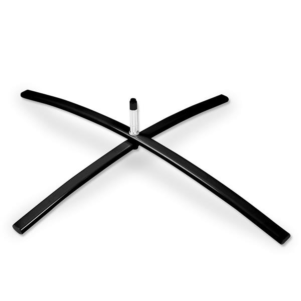 Tube cross for advertising flags - black