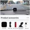 Автомобильный проекционный дисплей G4S GPS HUD Светодиодный спидометр Умный цифровой датчик Компас Напоминание о превышении скорости для Автоаксессуаров