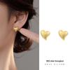 Banyan Tree Irregular Love Earrings - S925 Silver, Frosted Gold, High-End Summer Ear Jewelry for Women