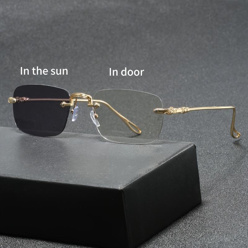 Мужские и женские светочувствительные очки с изменением цвета и фильтрацией синего света, подходящие для мобильных телефонов и компьютеров