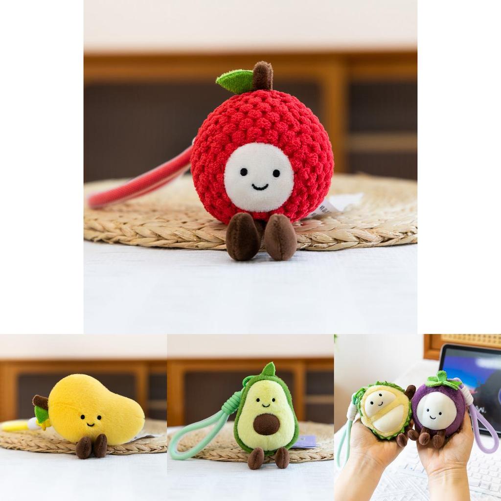 Avocado Creative Fruit Plush Toy With Pp Cotton Filling For Kids Bedroom Decor