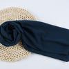 Women's Solid Color Pearl Chiffon Bubble Scarf, Long Silk Headscarf, 70x180cm, Middle Eastern Style