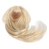1 6 Ball Jointed Doll Wig for 15.5 To 17cm Doll Milk Gold Long Hair with Bangs DIY Doll Wig