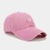 Washed Cotton Sun Hat Embroidered Love Sunscreen Cap Casual Baseball Cap  Women Men