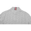 Tommy Hilfiger Мягкий Удобный Модный Универсальный Дышащий Свитер-пуловер с Косами и Логотипом Мужской свитер XM05669-Q15