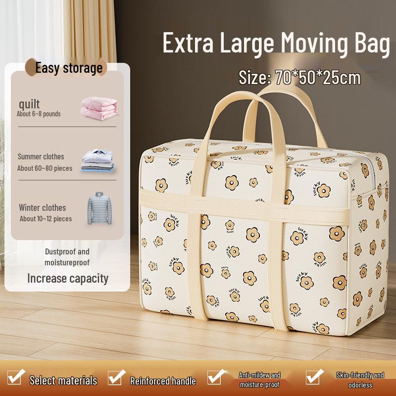 Водонепроницаемая и прозрачная сумка для хранения большой вместимости для одеял и одежды