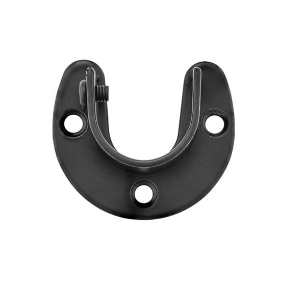 1 комплект кронштейна для карниза с винтами, нержавеющий, устойчивый к коррозии, простая установка, держатель для карниза, комплект поддержки для карниза