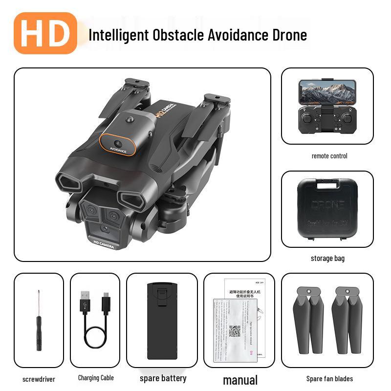 H12 Three-Sided Obstacle Avoidance Drone with HD Aerial Photography and Remote Control