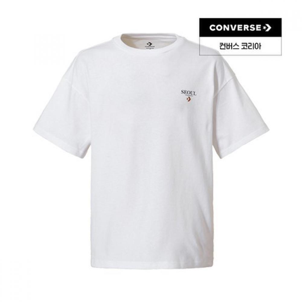 Converse CoTTon Taiyaki Seoul CiTy T shirT whiTe Mch647 001