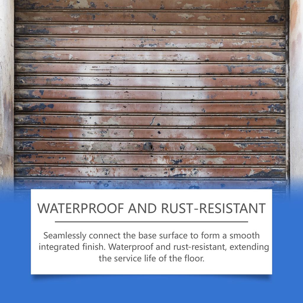 Серая эпоксидная краска для пола на водной основе, водостойкое покрытие, устойчивое к трещинам и износу, долговечная, быстросохнущая краска