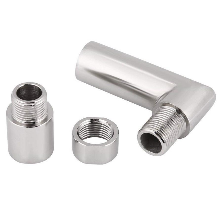 Универсальный удлинитель-проставка датчика кислорода O2, угловой 90 градусов, удлинитель под лямбда-зонд 02, резьба M18 X 1.5, CEL