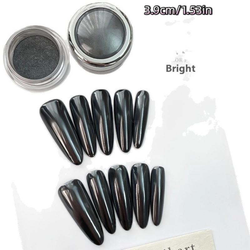 Аврора Жемчужный Хром Пудра Глиттер для Ногтей Белый Черный Лунный Свет Зеркальный Русалка Свадебный Фея Маникюр Декор Аврора Жемчужный Хром