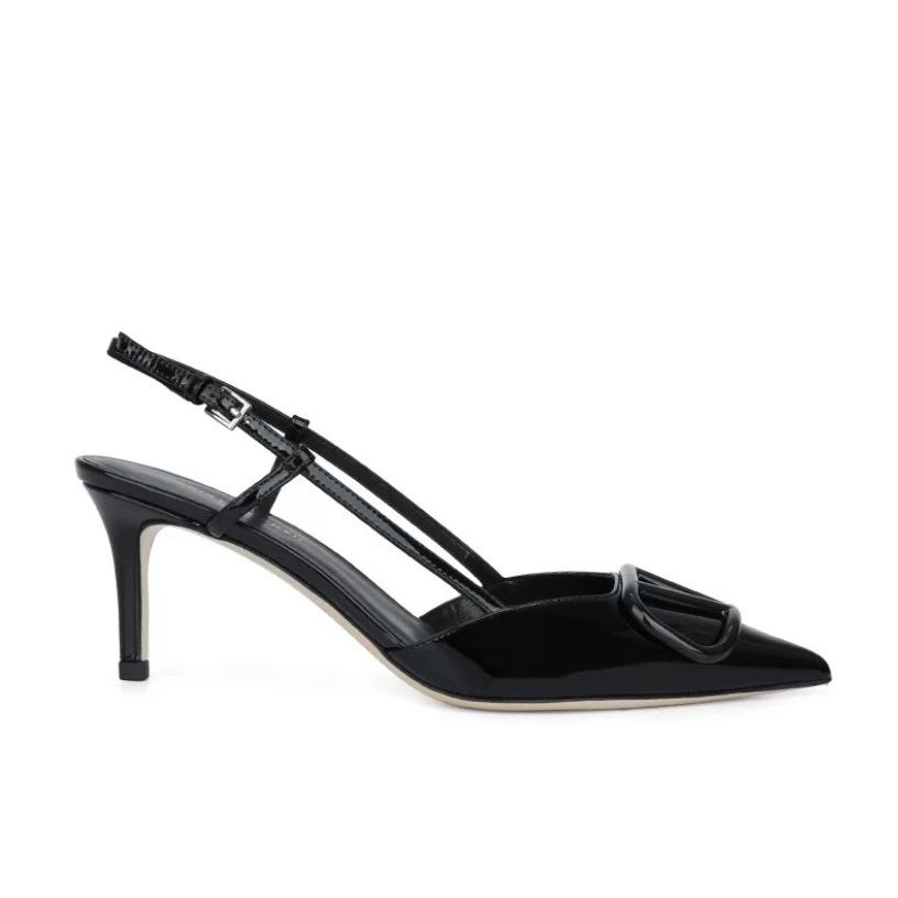 Версия из овчины~ Французский V-образный вырез, тонкий каблук, сандалии с закрытой пяткой, женские летние новые кожаные телесного цвета с открытой пяткой, остроносые туфли на высоком каблуке