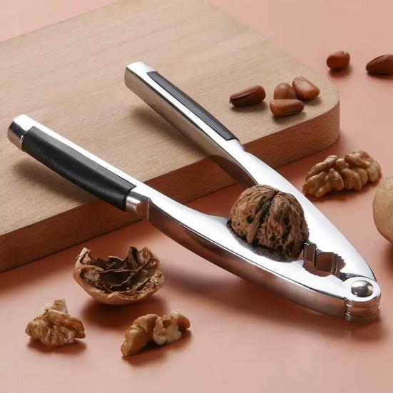 Walnut Cracker Heavy-duty Zinc Alloy Nut Cracker Tool Convenient Ergonomic Design Nut Opener for Home