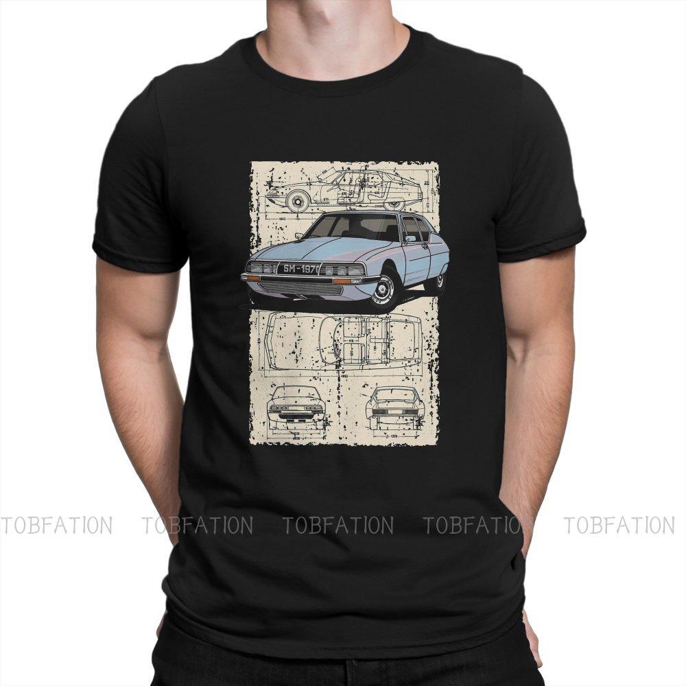 My Drawing Of The French Gt O Neck Tshirt Gran Turismo Racing Game Pure Cotton Basic T Shirt Unisex Clothes Fashion