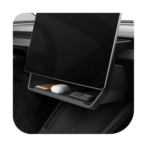 Spigen Tesla Model Y Juniper (2025) и Tesla Model 3 Highland (2025/2024) Органайзер для хранения под экраном, TO227H ACP08373 (черный)