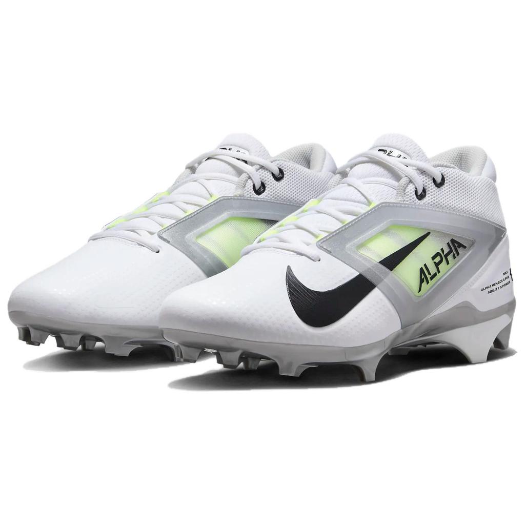 Nike Кроссовки Alpha Menace 4 Pro White Black Unisex Metallic-Silver Photon-Dust FD7037-100