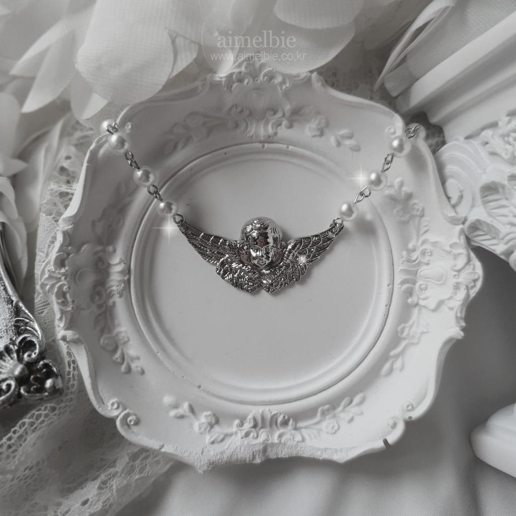 Колье-чокер с жемчугом «Барокко» - Серебро (ПОЦЕЛУЙ ЖИЗНИ Джули Колье)