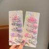 5pcs/Set Ocean Theme Shell Hair Clips Side Clip Style Headwear Cute Starfish Hairpins  For Girls