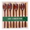 Comet Lacquered Wooden Spoon Set of 4, Brown, Spoon Set of 4, Korean Popular Tableware