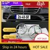 Новый C200 E200 Для Mercedes Benz 1 шт. 44 мм 3D Металл Синий Хром Звезда Капот Значок Логотип для Mercedes Benz W202 W203 W