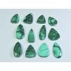 116Cts. Натуральное зеленое малахитовое кольцо Размер Грушевидный кабошон Драгоценный камень 12 шт. Лот C-246