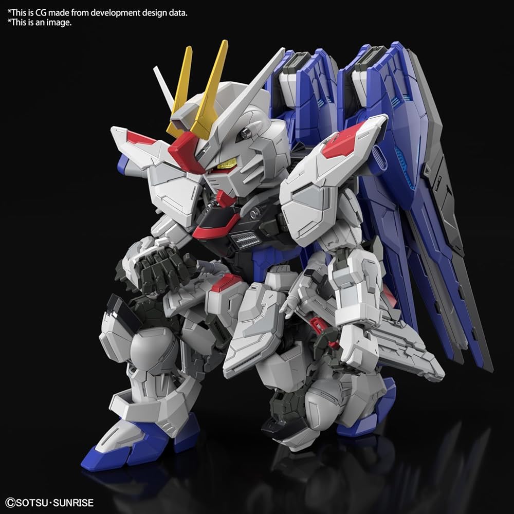 Bandai Spirits MGSD Mobile Suit Gundam SEED Freedom Gundam Color-Coded Plastic Model Kit 2619354