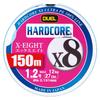 DUEL PE Line Fishing Line HARDCORE X8 Fishing High High 150m Milky Blue (Duel) [Fishing Line, Tackle, Strength, Sensitivity] 1.2 H3297-MB