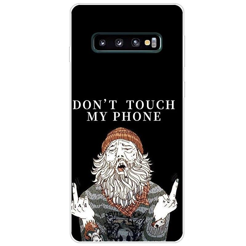 Новейший чехол из ТПУ с принтом для Samsung Galaxy S10 S10 + чехол для телефона Samsung S10 Plus S10e, задняя крышка, бампер Fundas Coque