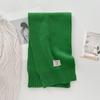 100% Wool Scarf Winter New Solid Color Warm Women's Scarf Fashion Versatile Knitted Scarf for Men and Women