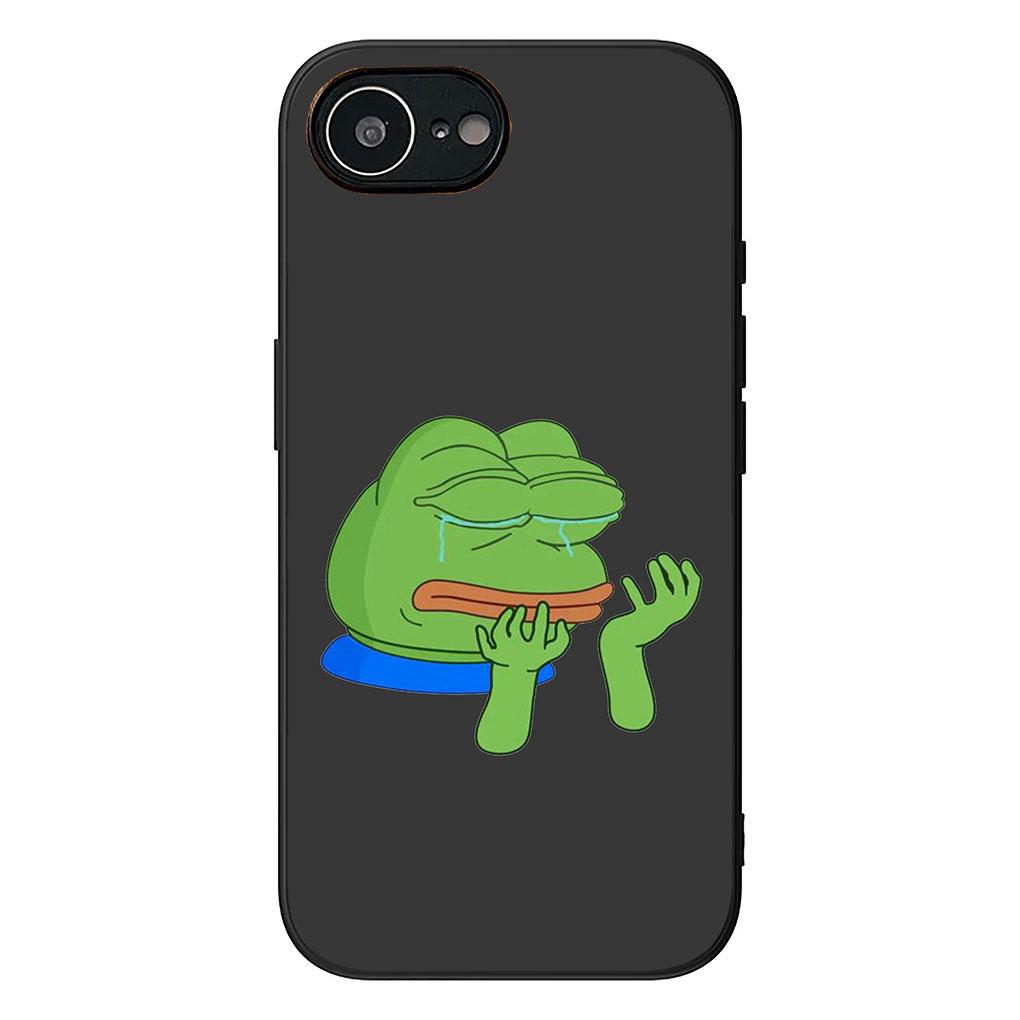 Чехол для телефона Samsung Galaxy A05 A06 A14 A50 A51 A52 A12 A13 A23 A70 A07 A25 A26 M53 A56, грустный лягушонок Пепе, смешной, милый, мягкий