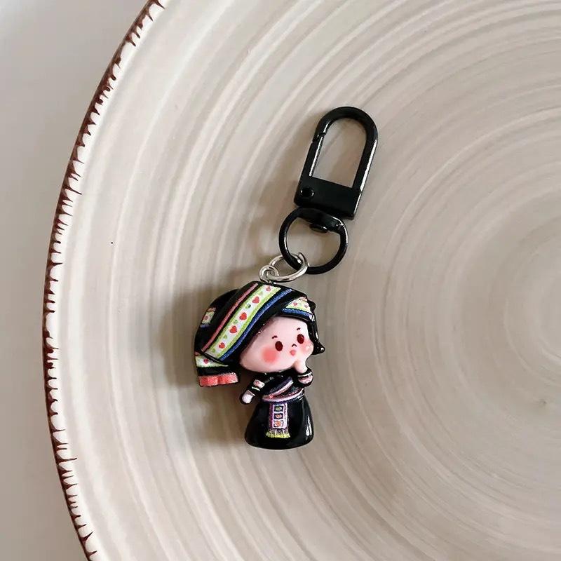 Милые этнические стильные подвески для девочек из смолы брелок подвески трендовый брелок для сумки подвески аксессуары