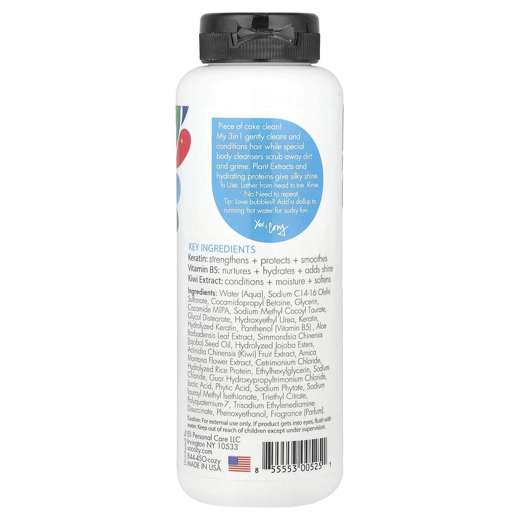 SoCozy Kids, шампунь-кондиционер 3 в 1, 10,5 жидких унций (311 мл)