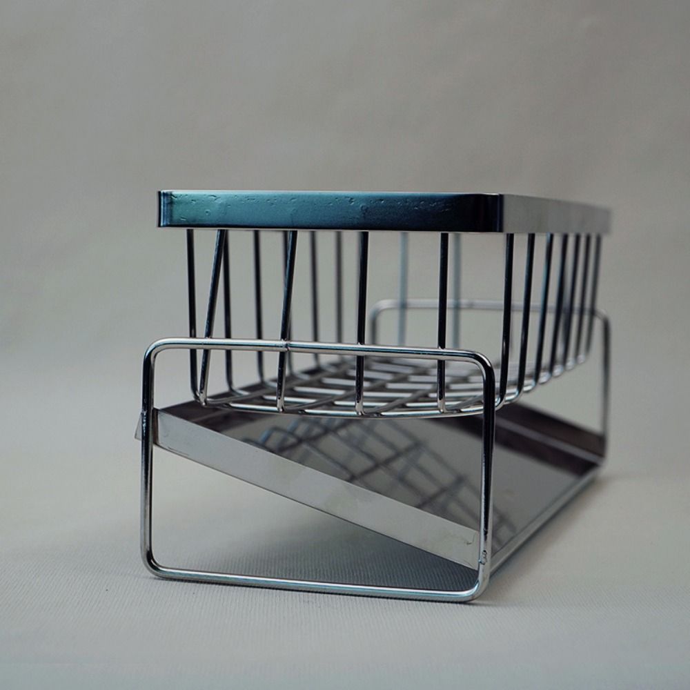 Space-Saving Kitchen Sink Draining Rack Multi-Functional Sink Shelf Sink Organizer Bathroom