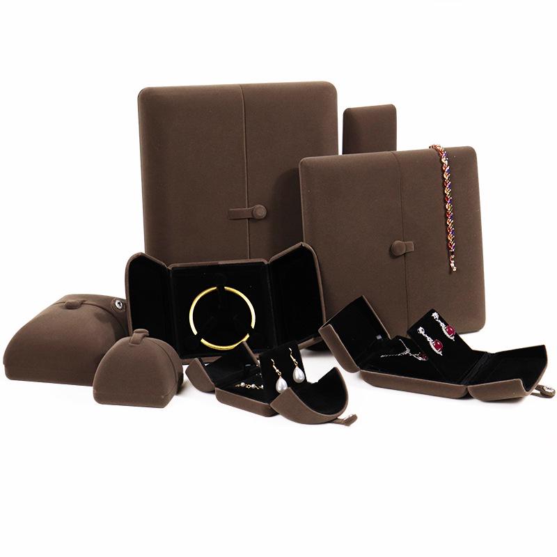 Набор фланелевых шкатулок для украшений: Хранение колец, ожерелий, браслетов, кулонов, сережек