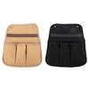 Camping Chair Side Storage Bag Canvas Double Layers Side Hanging Pocket for Armchair Tent Stand