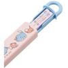 Skater Chopsticks and Chopstick Case Set, Tom & Jerry Manga, 16.5cm, for Children, Antibacterial, Made In Japan, ABS2AMAG-A