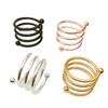 6pcs/lot Metal Spring Napkin Ring Wire Napkin Ring Wedding Hotel Tableware Napkin Buckle Desktop Decoration