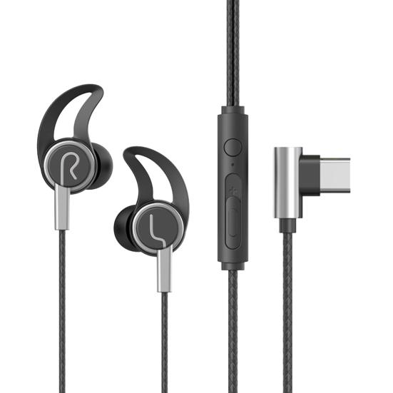 Wired Earphone Stereo Sound Sports Headset with Microphone 3.5mm/Type-C Plug In-ear Headphone for Game Music