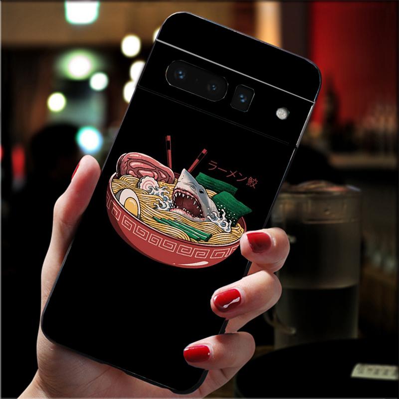 Чехол для телефона Google Pixel 8 7 Pro 7a 6A 6 Pro Pixel 8A 4A 3A 4 XL Pixel 5 6 4 3 3A XL в японском стиле Art Wave Case